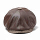 Casquette Gavroche en Simili Cuir - Cognier