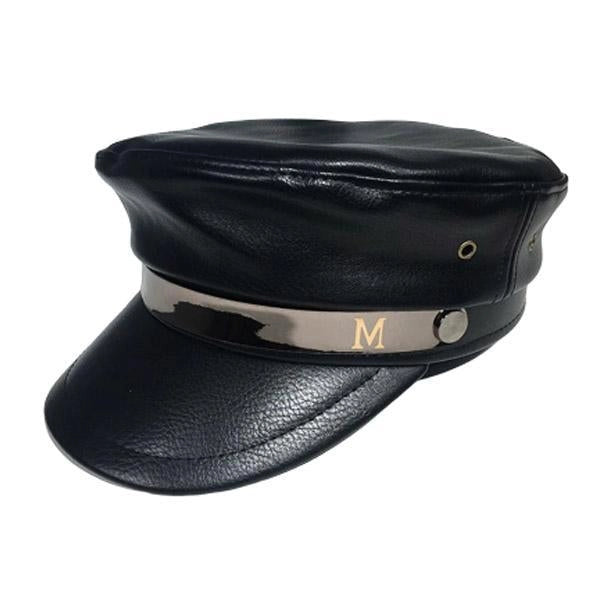 Casquette Gavroche en Simili Cuir - Mistraline 1
