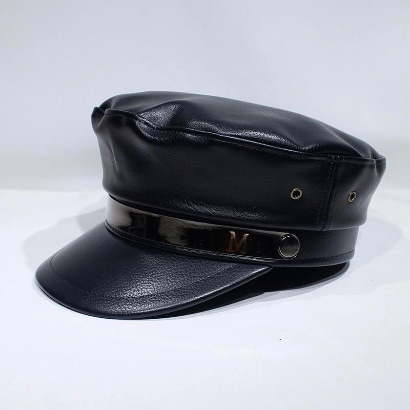 Casquette Gavroche en Simili Cuir - Mistraline 3