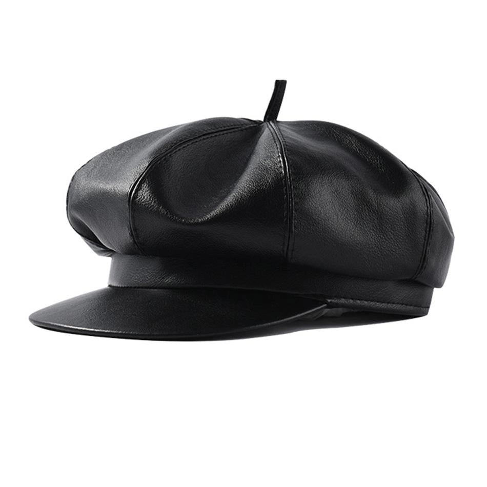 Casquette Gavroche en Simili Cuir - Roadster 1