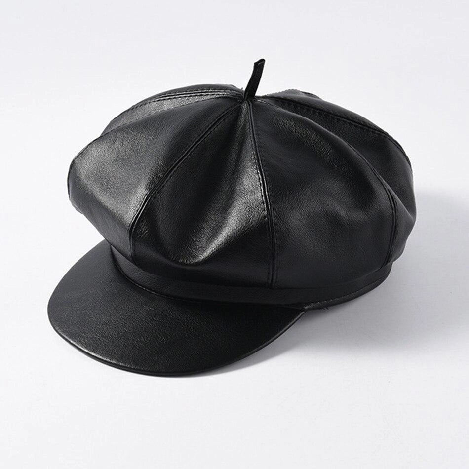 Casquette Gavroche en Simili Cuir - Roadster 2
