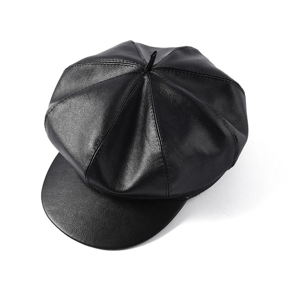 Casquette Gavroche en Simili Cuir - Roadster 6