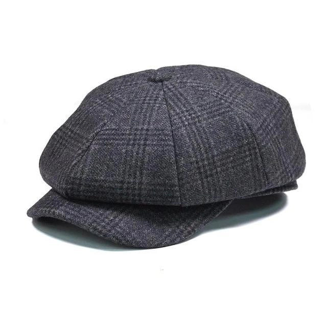 Casquette Gavroche en Tweed à Carreaux - Dalriada 1