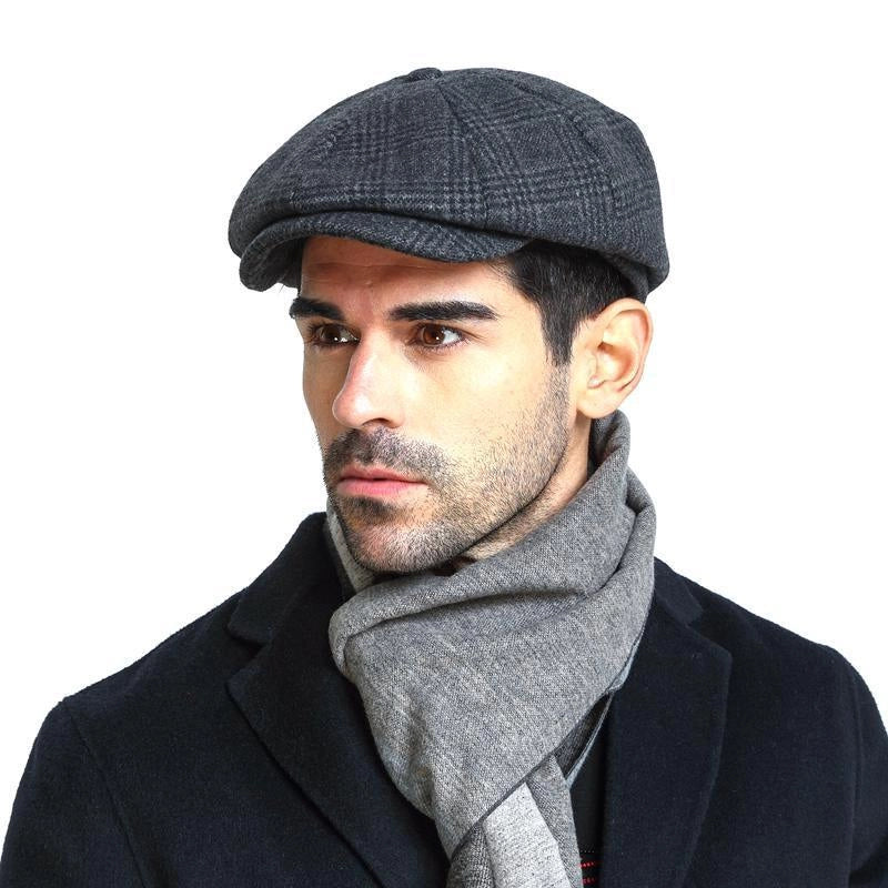 Casquette Gavroche en Tweed à Carreaux - Dalriada 2