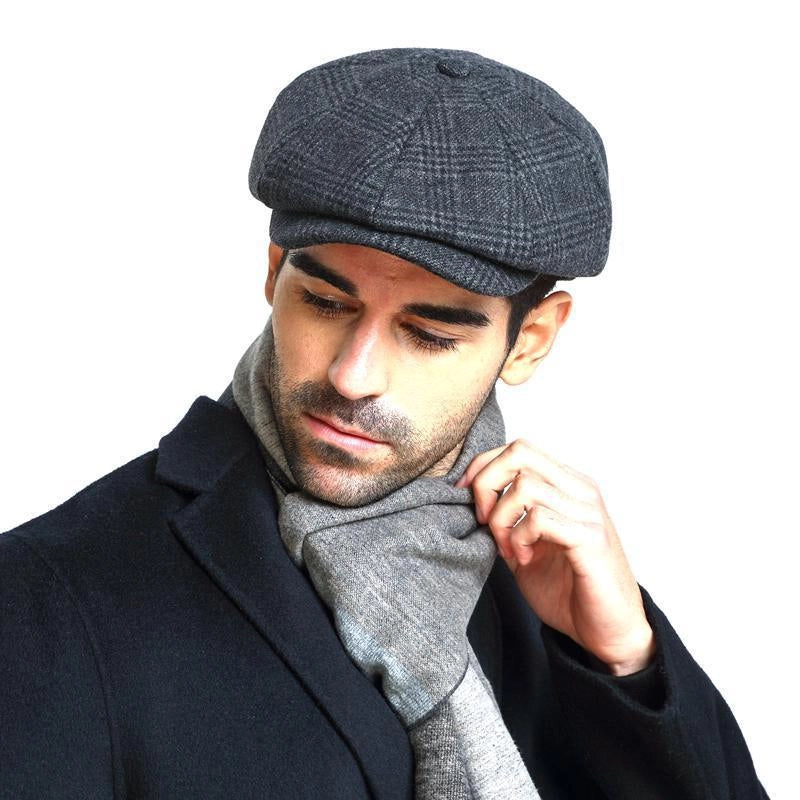 Casquette Gavroche en Tweed à Carreaux - Dalriada 3