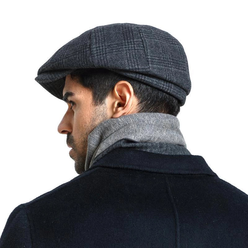 Casquette Gavroche en Tweed à Carreaux - Dalriada 5