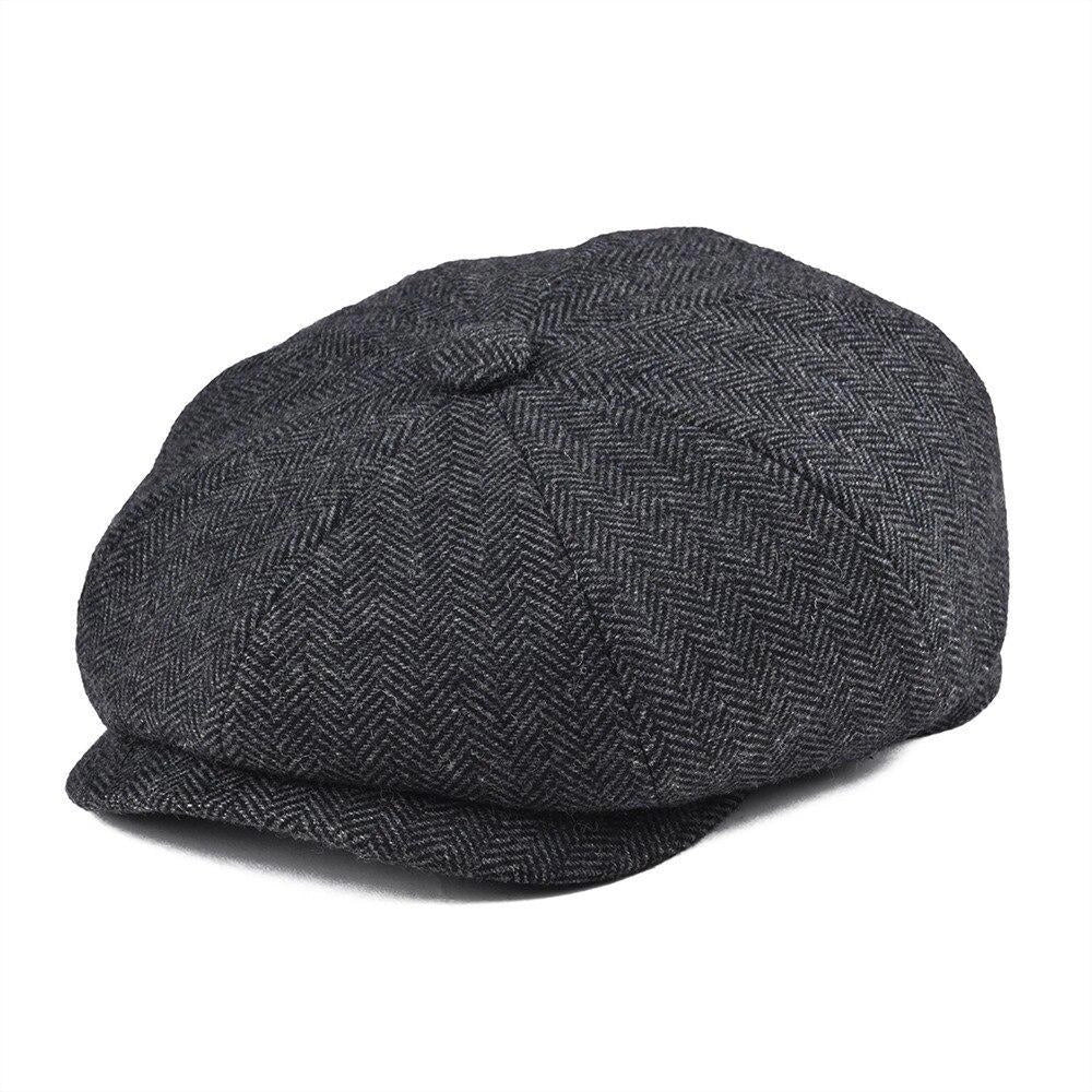 Casquette Gavroche en Tweed à Chevrons - Clydeside 1