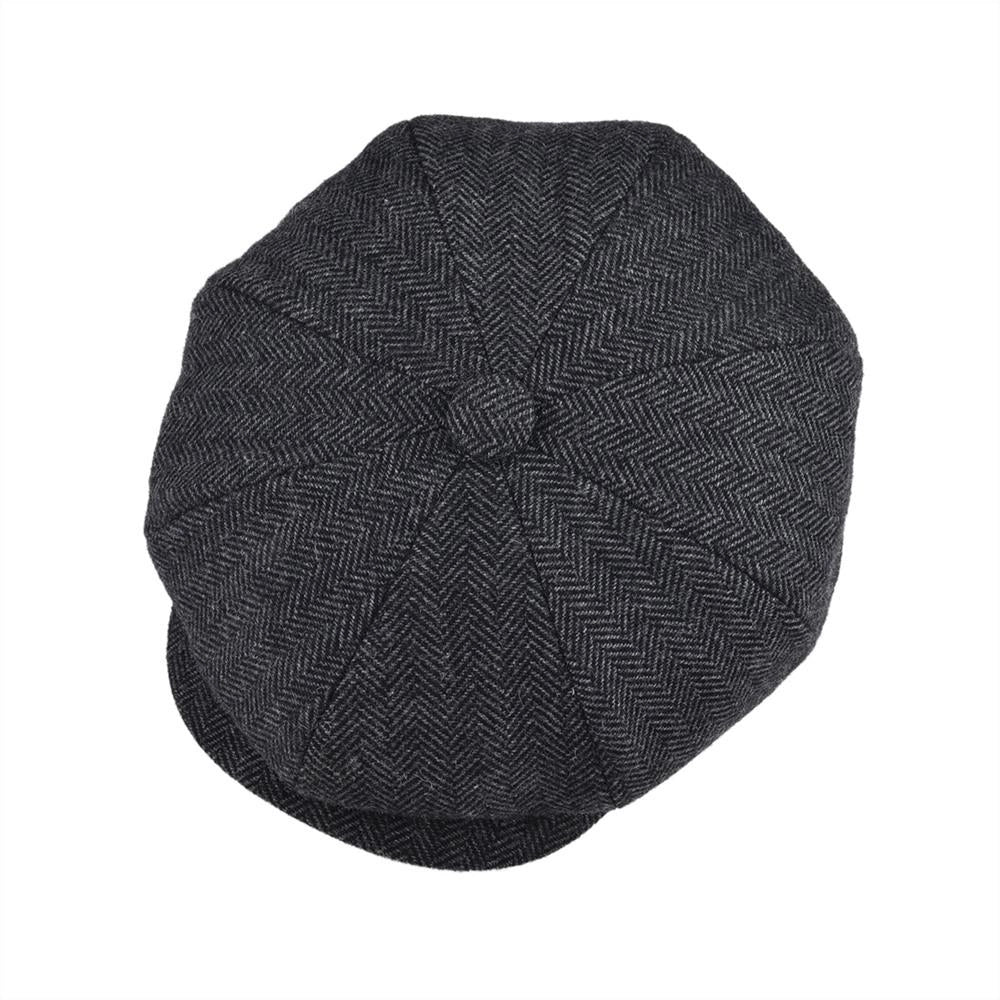 Casquette Gavroche en Tweed à Chevrons - Clydeside 3