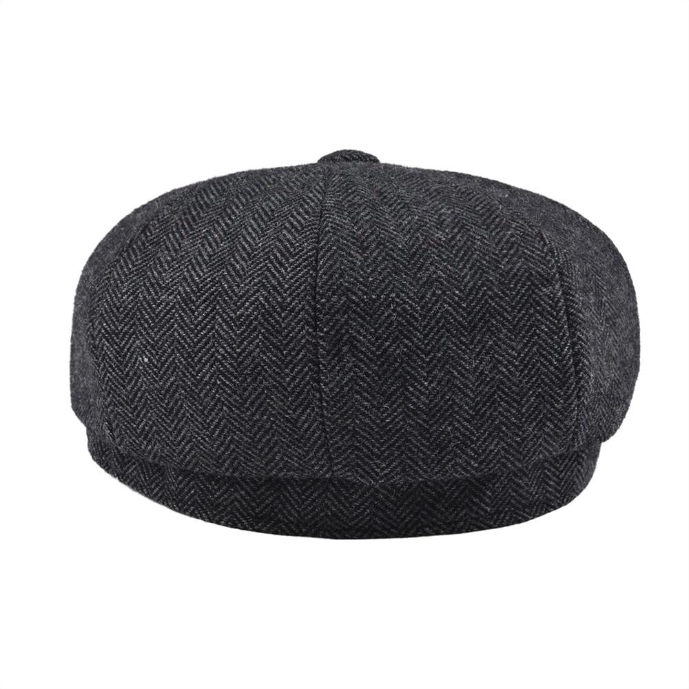 Casquette Gavroche en Tweed à Chevrons - Clydeside 4