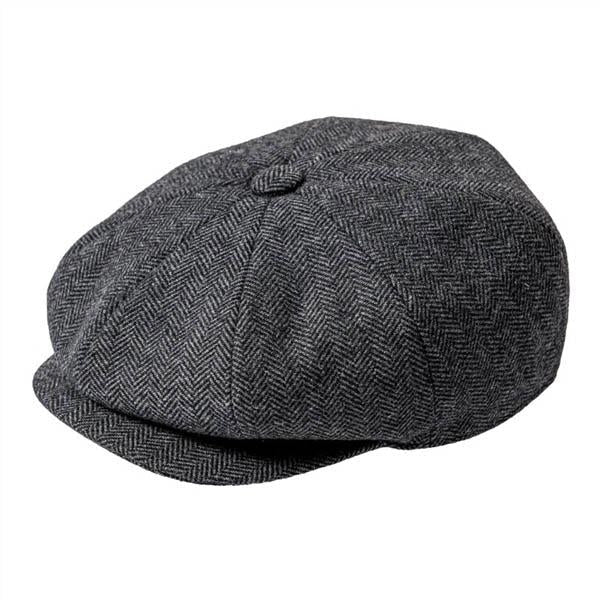 Casquette Gavroche en Tweed à Chevrons - Herringloch 1