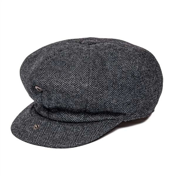 Casquette Gavroche en Tweed à Chevrons - Herringloch 4
