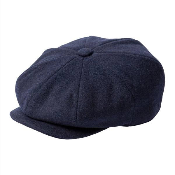 Casquette Gavroche en Tweed Bleu - Clydeshade 1