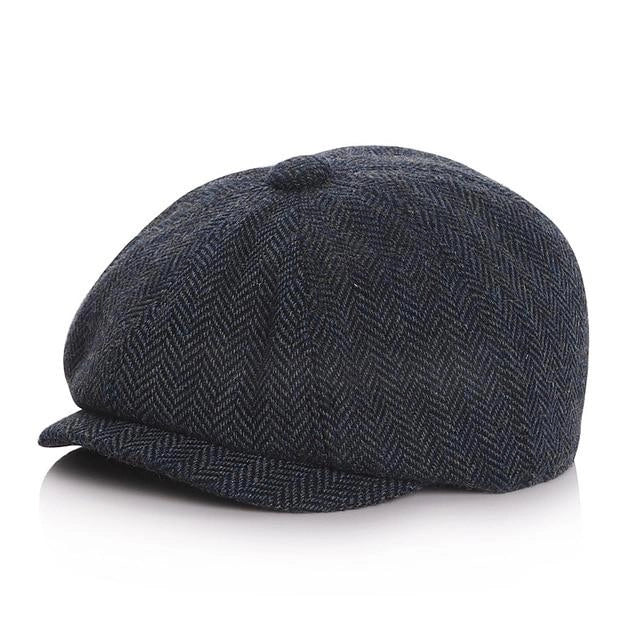 Casquette Gavroche en Tweed - Clydenavy 1