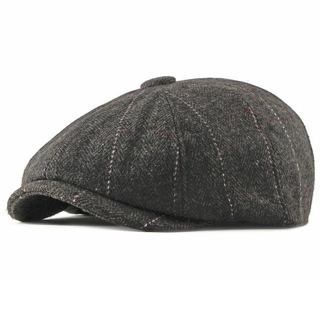 Casquette Gavroche en Tweed - Donegairn 1