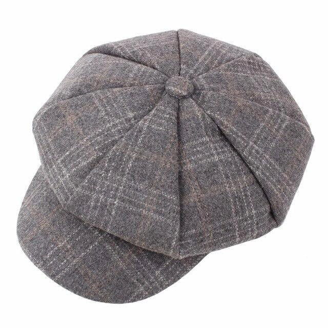 Casquette Gavroche en Tweed Vintage - Greyford 1
