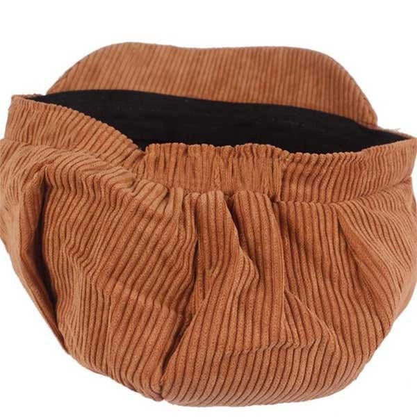 Casquette Gavroche en Velours Camel - Palomino 4