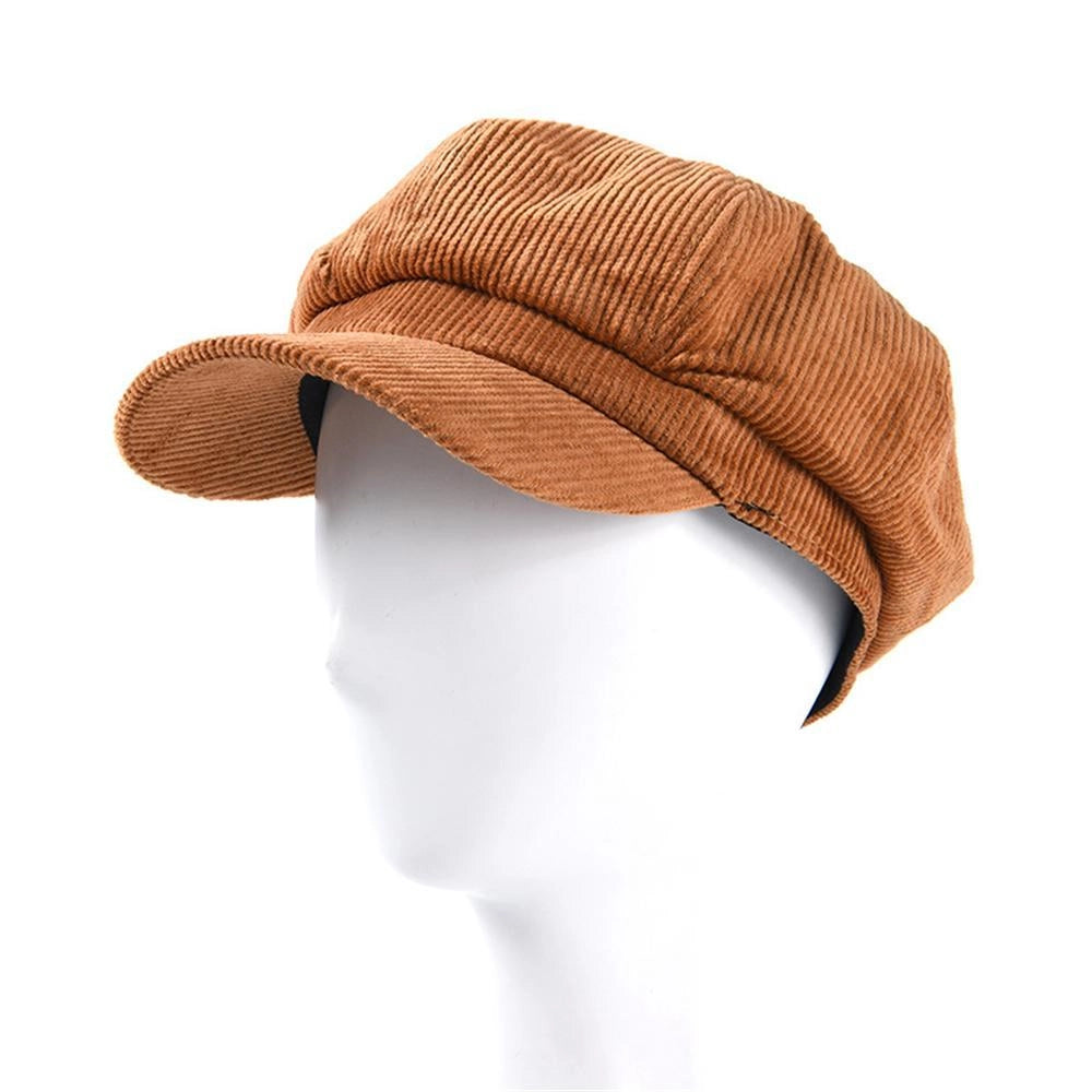 Casquette Gavroche en Velours Côtelé - Caramelia 4
