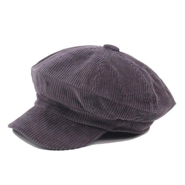 Casquette Gavroche en Velours Côtelé - Cendron 1