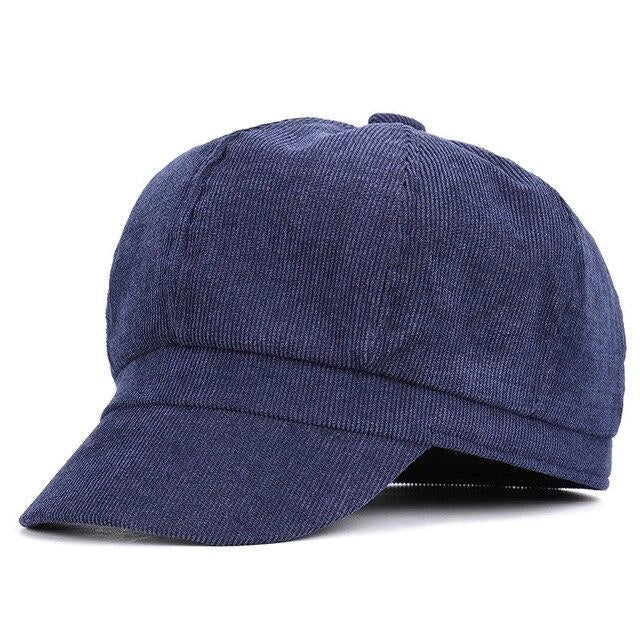 Casquette Gavroche en Velours Côtelé - Navycord 1