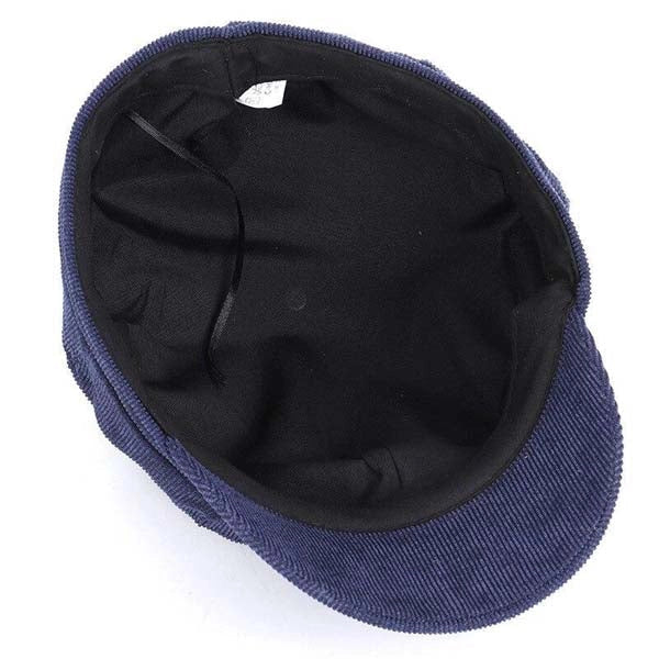 Casquette Gavroche en Velours Côtelé - Navycord 2
