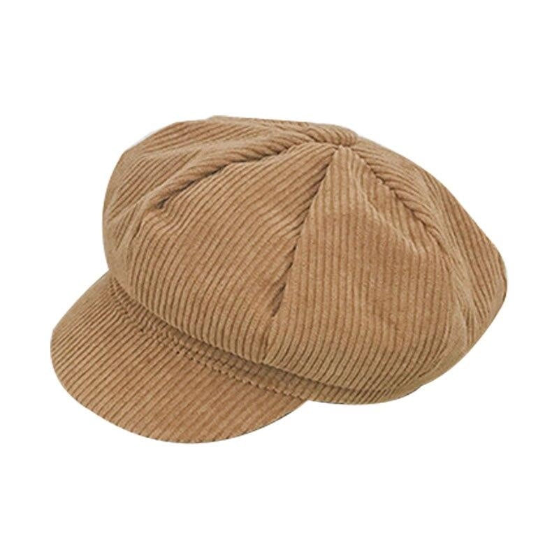 Casquette Gavroche en Velours Côtelé - Rizière 1