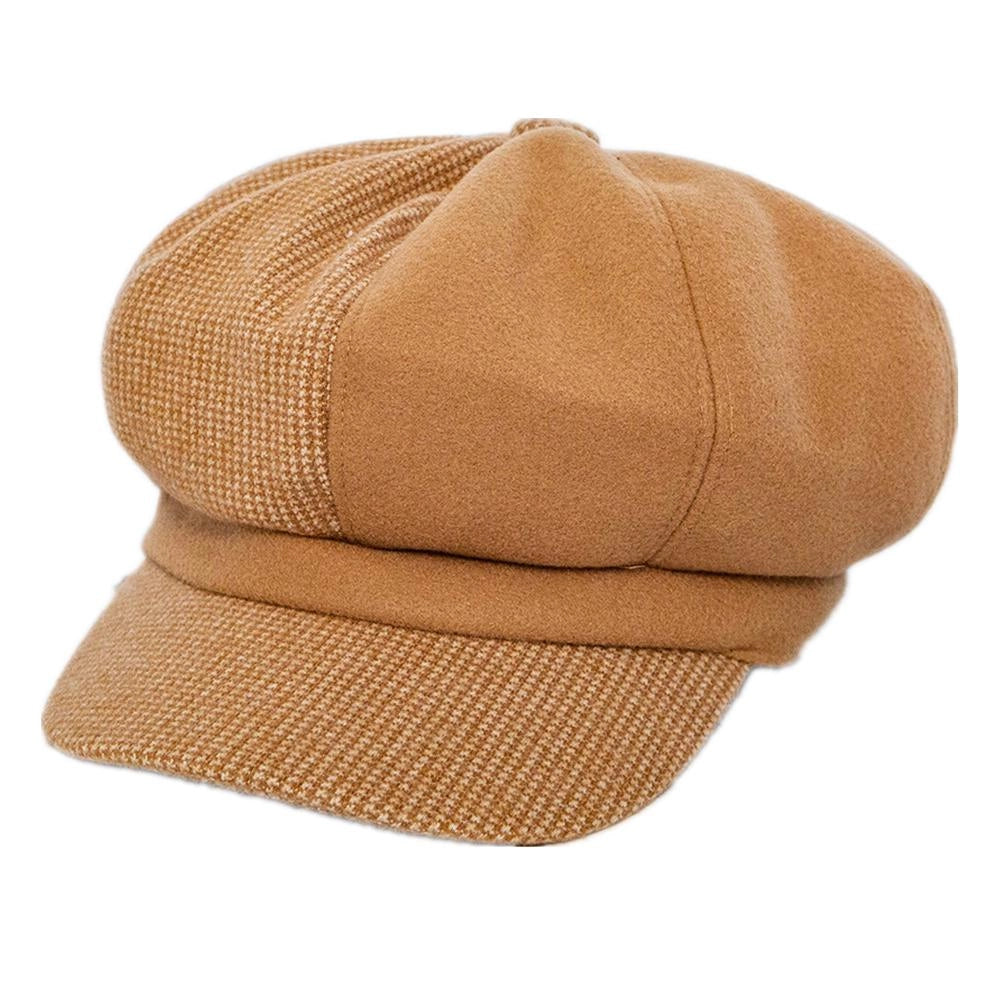 Casquette Gavroche Patchwork en Laine - Caravanier 1