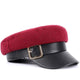 Casquette Gavroche Style Marin en Coton - Amarante