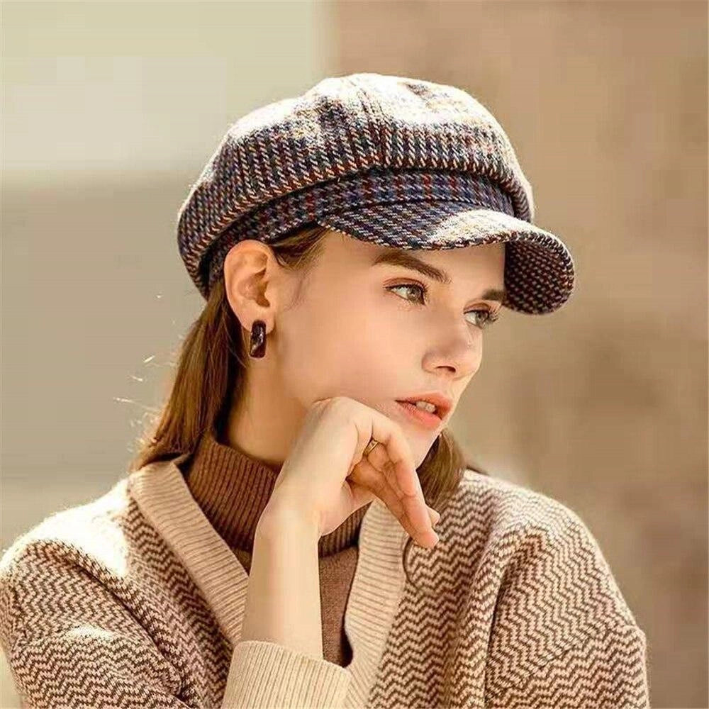 Casquette Gavroche Vintage en Laine - Carmelwick 2