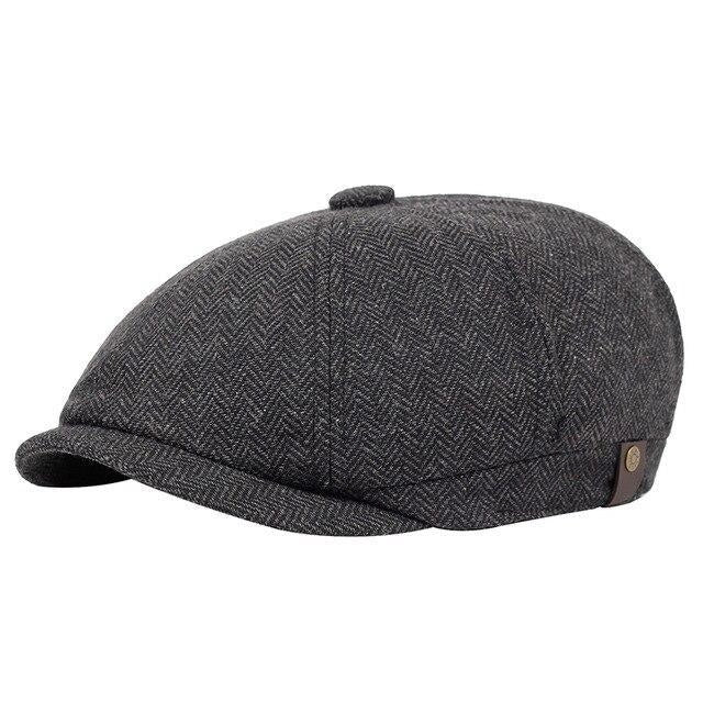 Casquette Gavroche Vintage en Polyester - Montmartre 1