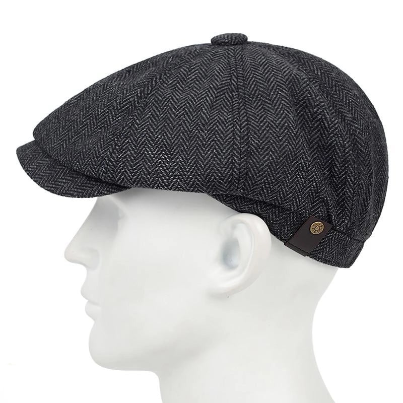 Casquette Gavroche Vintage en Polyester - Montmartre 3