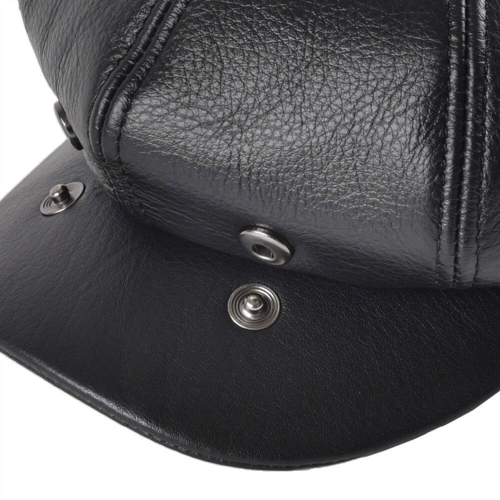 Casquette Peaky Blinders en Cuir - Bookmaker 5