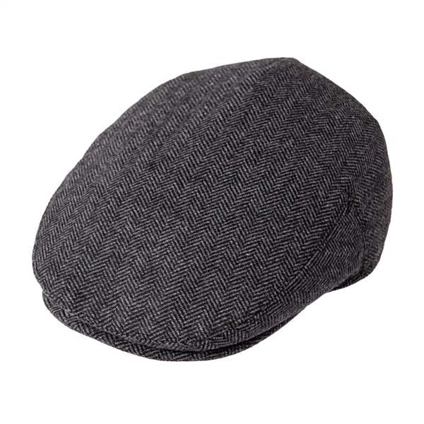 Casquette Plate à Chevrons en Laine - Inverness 1
