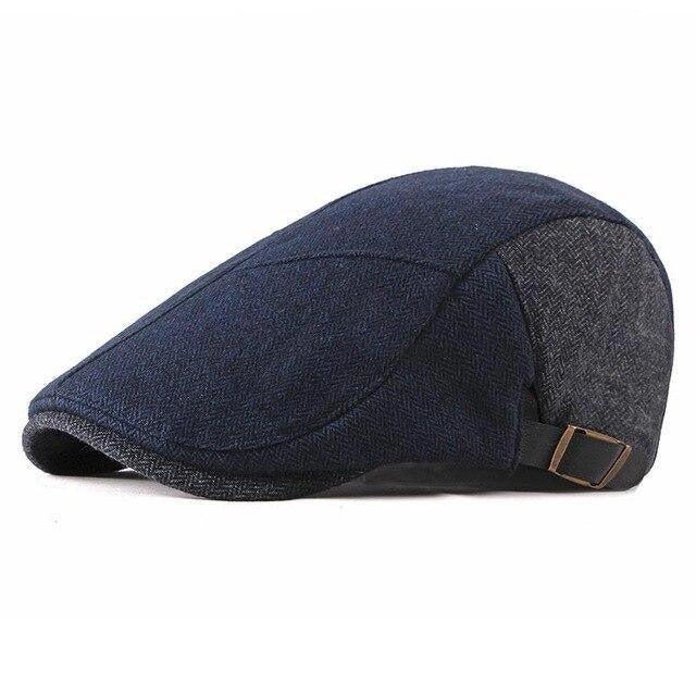 Casquette Plate à Chevrons - Navyherring 1