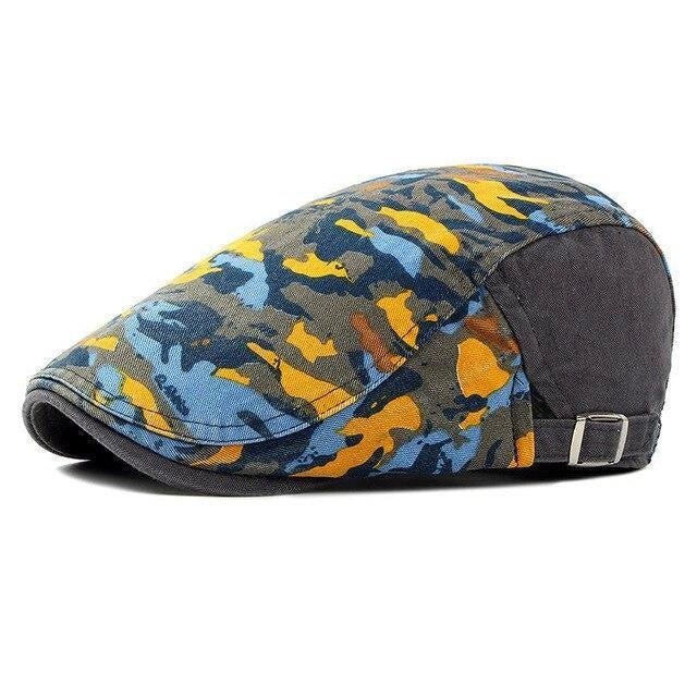 Casquette Plate en Coton à Camouflage - Clonakilty 1