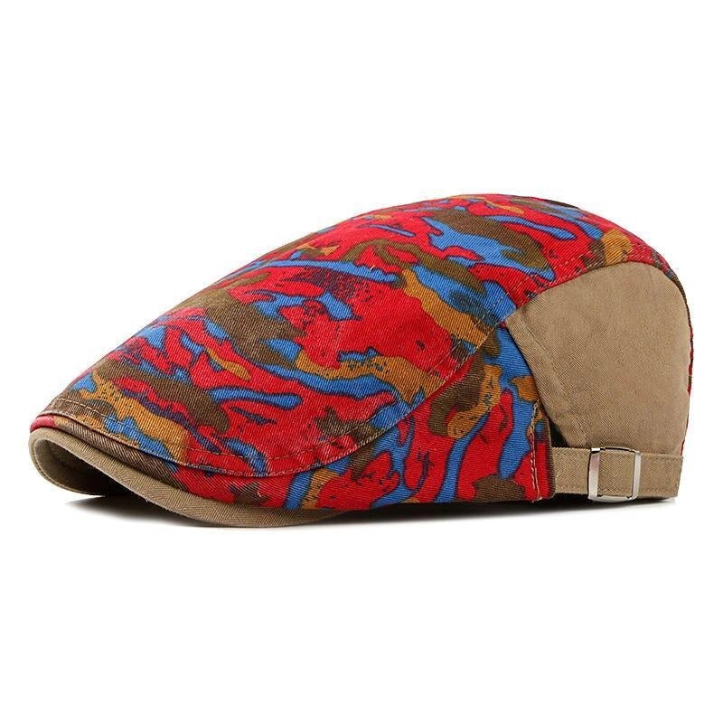 Casquette Plate en Coton à Camouflage - Embercamo 1