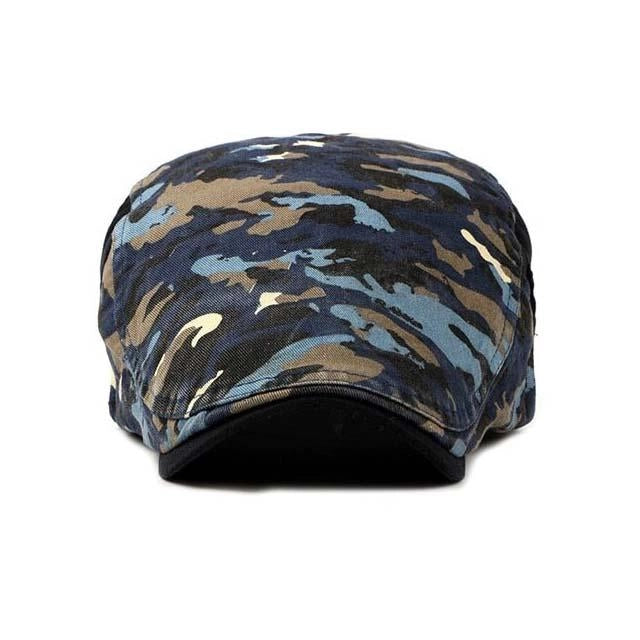 Casquette Plate en Coton à Camouflage - Nightcamo 2
