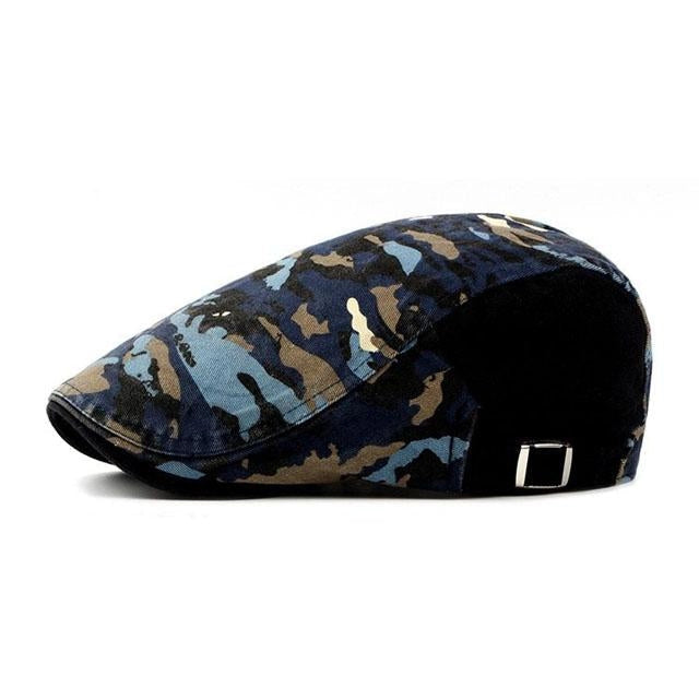 Casquette Plate en Coton à Camouflage - Nightcamo 3
