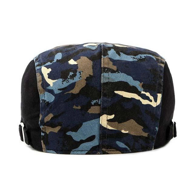Casquette Plate en Coton à Camouflage - Nightcamo 4