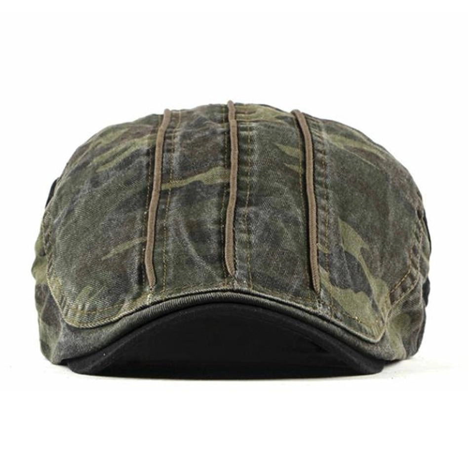 Casquette Plate en Coton à Camouflage - Plymouth 2