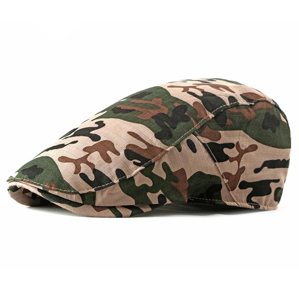 Casquette Plate en Coton à Camouflage - Rangers 1