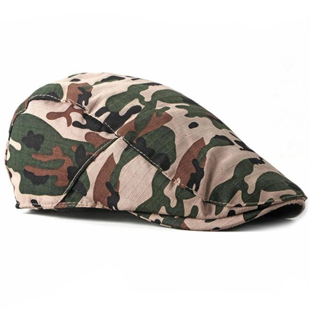 Casquette Plate en Coton à Camouflage - Rangers 2
