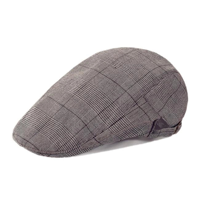 Casquette Plate en Coton à Carreaux - Arbroath 1