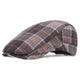 Casquette Plate en Coton à Carreaux - Bournemouth