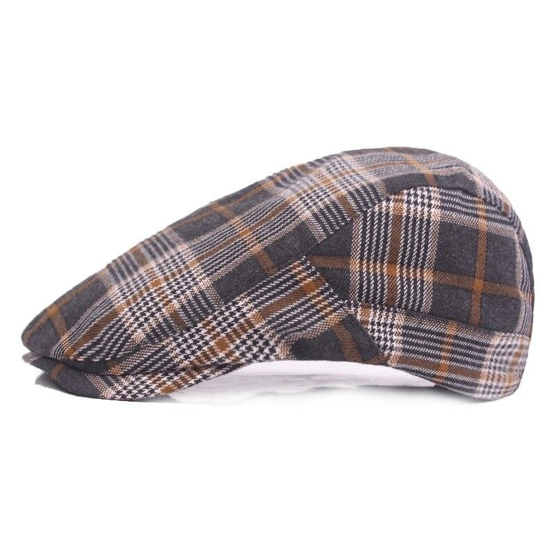 Casquette Plate en Coton à Carreaux - Bournemouth 2