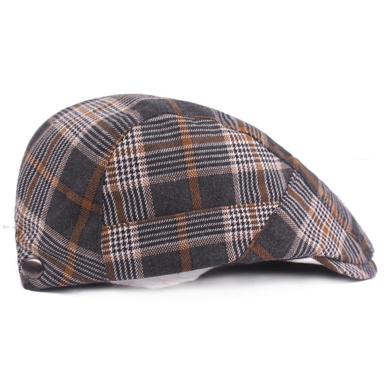 Casquette Plate en Coton à Carreaux - Bournemouth 3