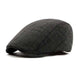 Casquette Plate en Coton à Carreaux - Crosby