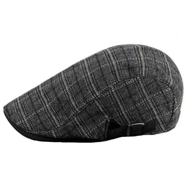Casquette Plate en Coton à Carreaux - Dundalk 1