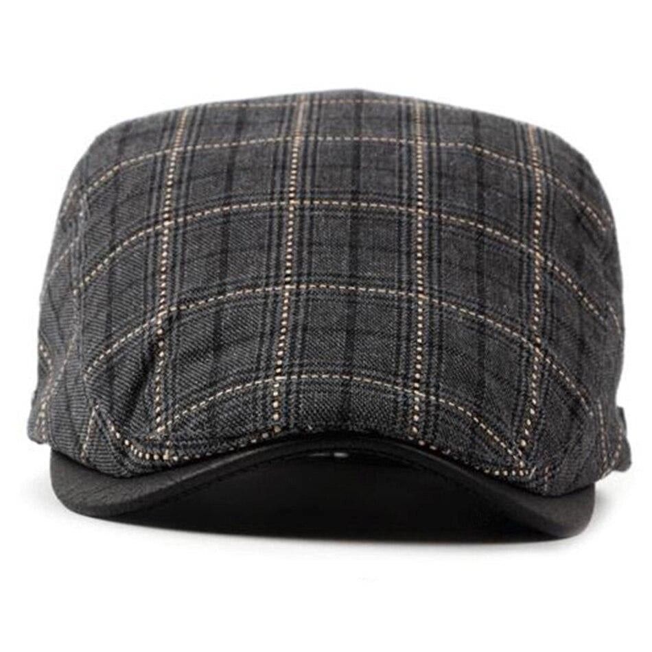 Casquette Plate en Coton à Carreaux - Dundalk 4