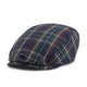 Casquette Plate en Coton à Carreaux - Edimbourg