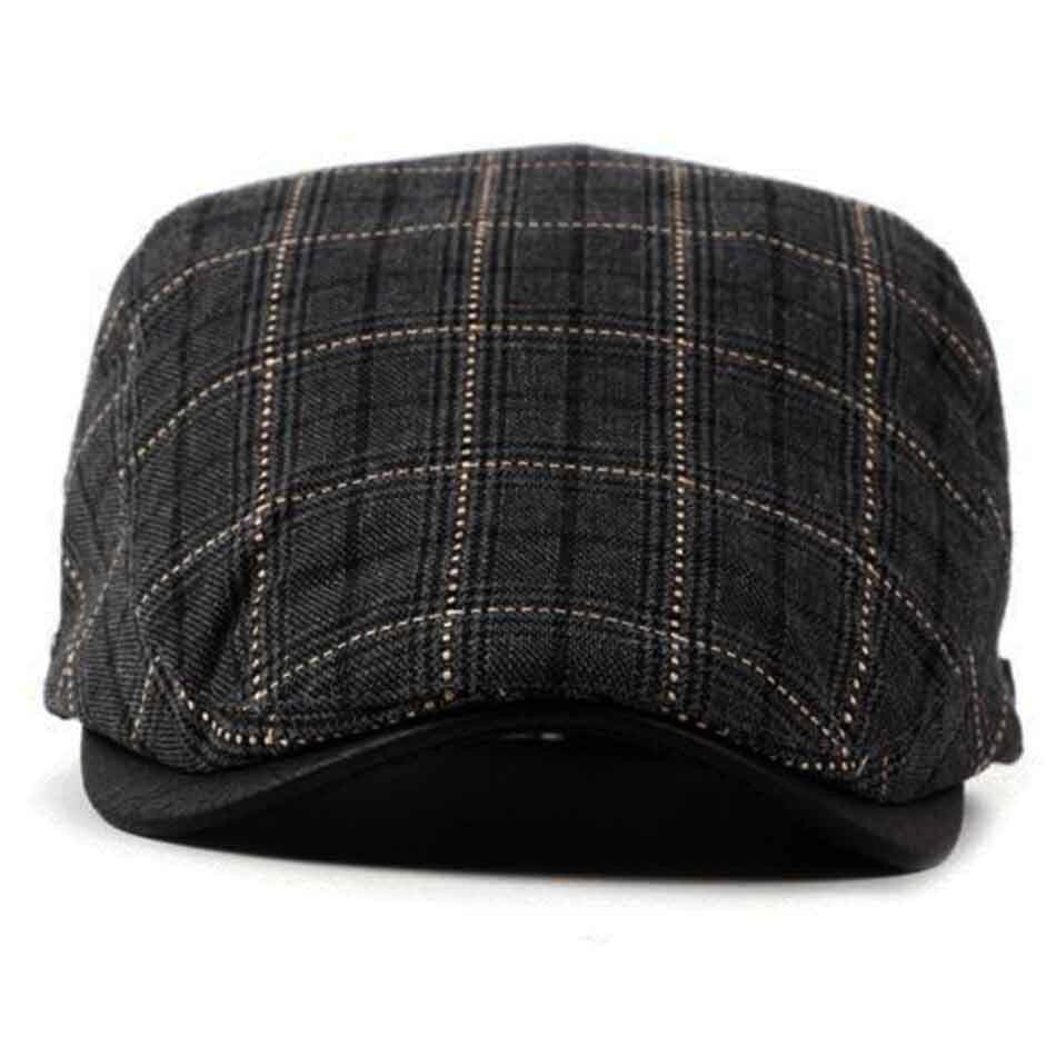 Casquette Plate en Coton à Carreaux - Glenrothes 2